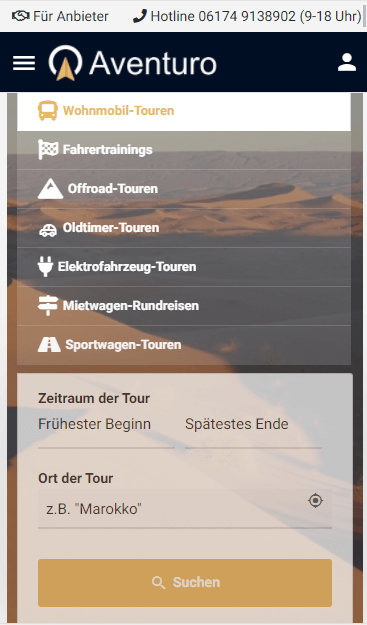 Responsive Image of the Project Aventuro